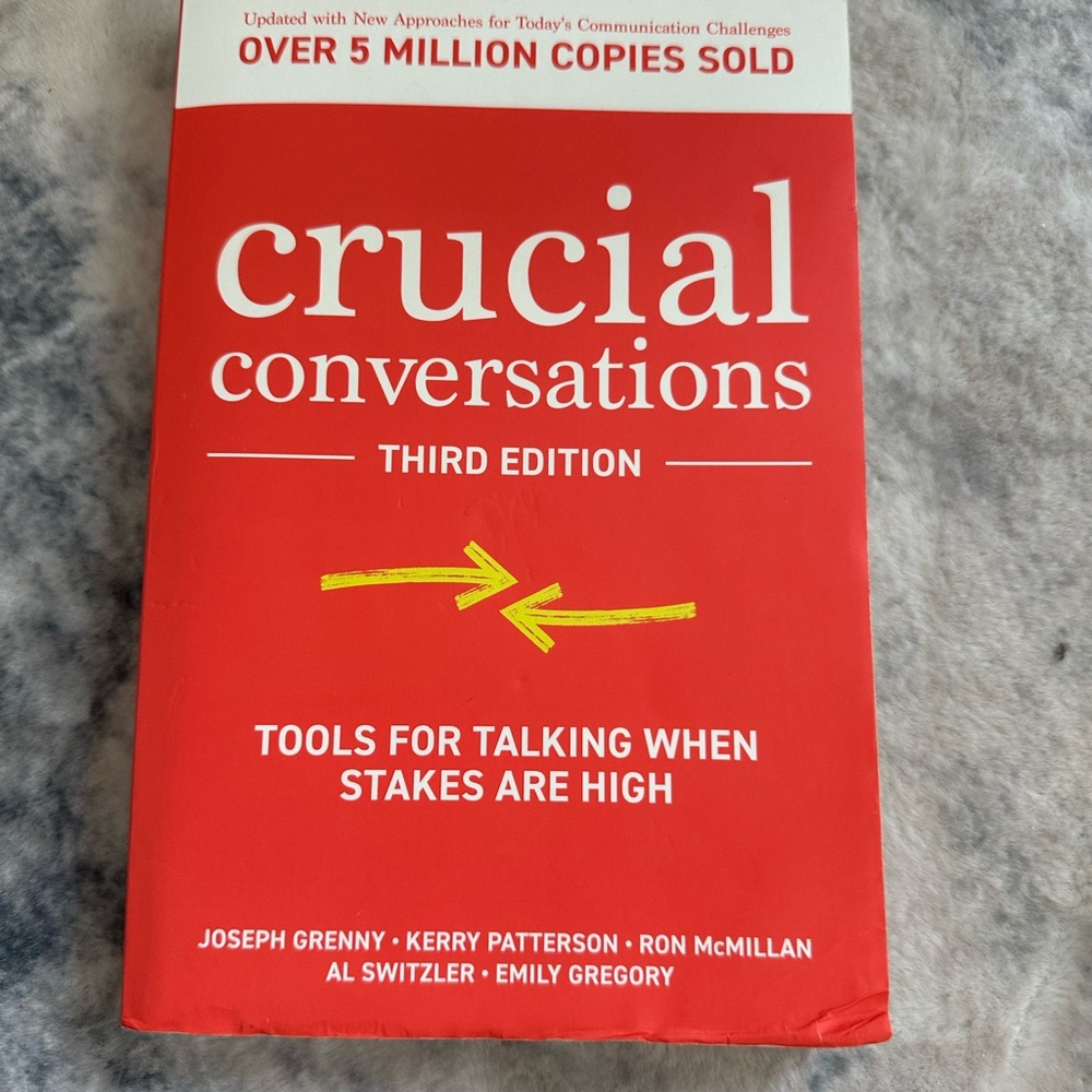 Crucial Conversations Book - Red Cover